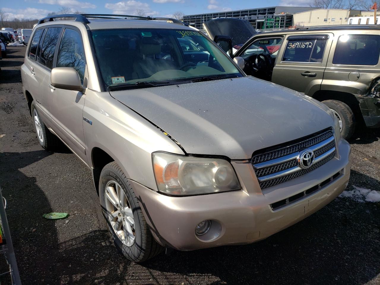 TOYOTA HIGHLANDER 2007 with VIN JTEEW21A270044403 - Photo from auction