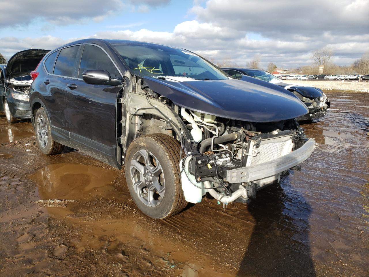 HONDA CR-V EX 2017 with VIN 2HKRW2H59HH658593 - Photo from auction