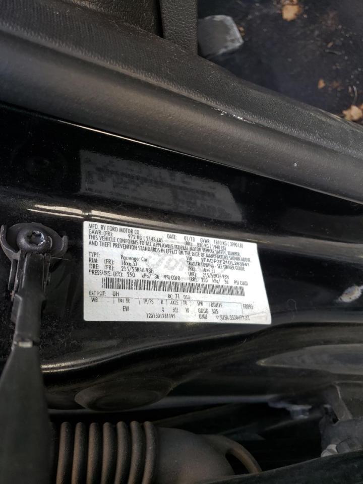 Photo 10 from auction – 2013 FORD FOCUS SE with VIN 1FADP3F21DL263941