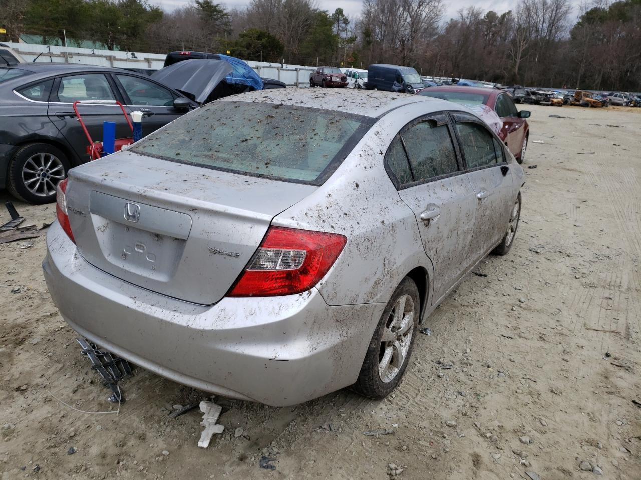 Photo 4 from auction – 2012 HONDA CIVIC LX with VIN 2HGFB2F56CH306625