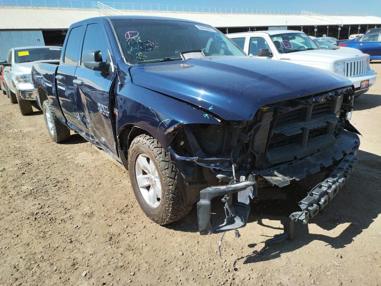 RAM 1500 ST 2018 with VIN 1C6RR6FTXJS211124 - Photo from auction