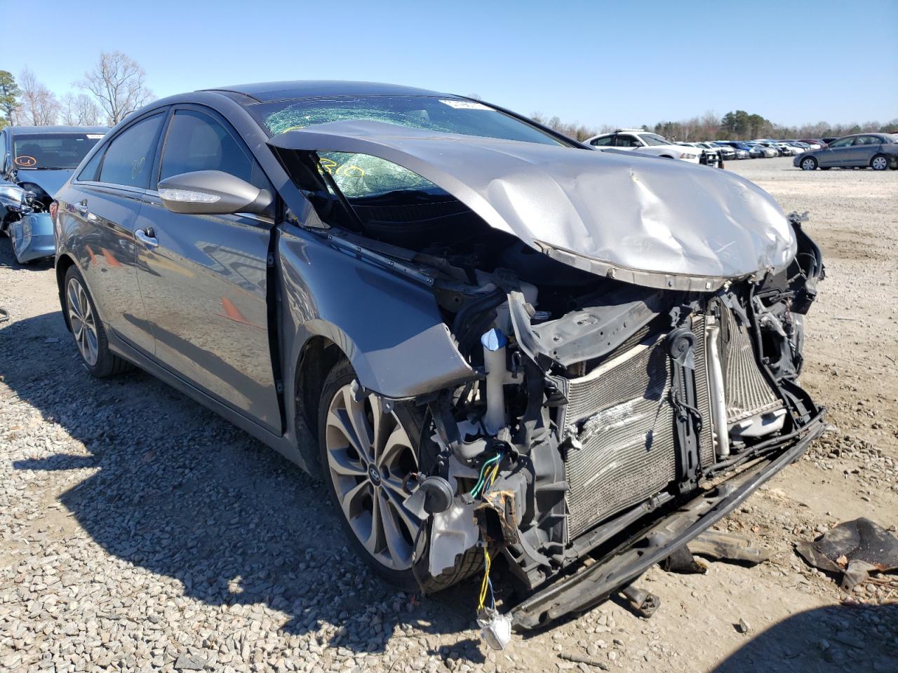 HYUNDAI SONATA SE 2013 with VIN 5NPEC4AB2DH732224 - Photo from auction