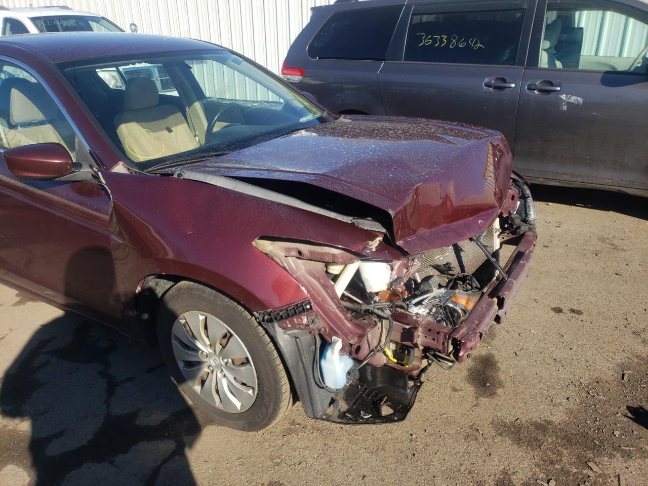 Photo 9 from auction – 2011 HONDA ACCORD LX with VIN 1HGCP2F36BA114332