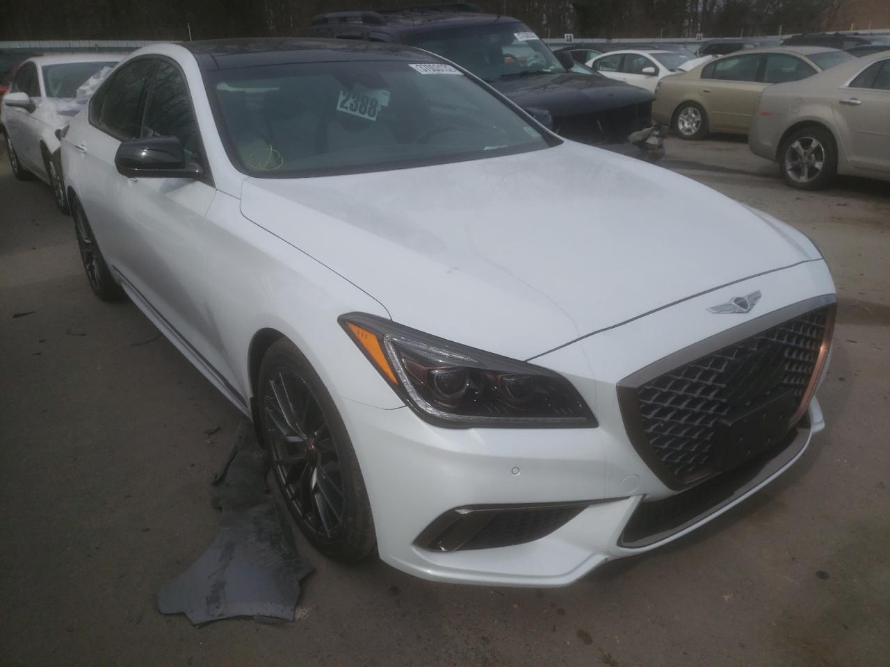 GENESIS G80 BASE 2019 with VIN KMHGN4JB5KU289830 - Photo from auction