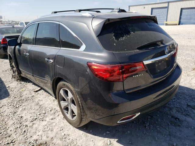 Photo 3 from auction – 2015 ACURA MDX with VIN 5FRYD3H27FB013786
