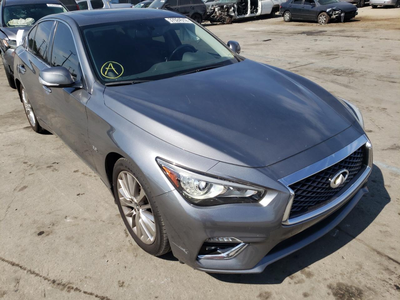 Photo 1 from auction – 2019 INFINITI Q50 LUXE with VIN JN1EV7AP2KM514801