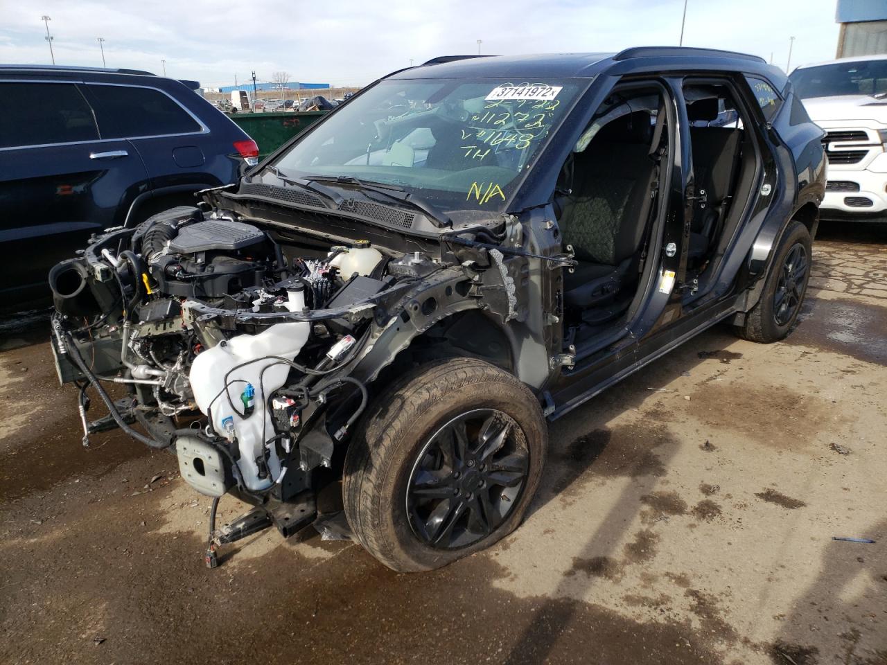 Photo 2 from auction – 2020 CHEVROLET BLAZER 2LT with VIN 3GNKBCRS1LS691648