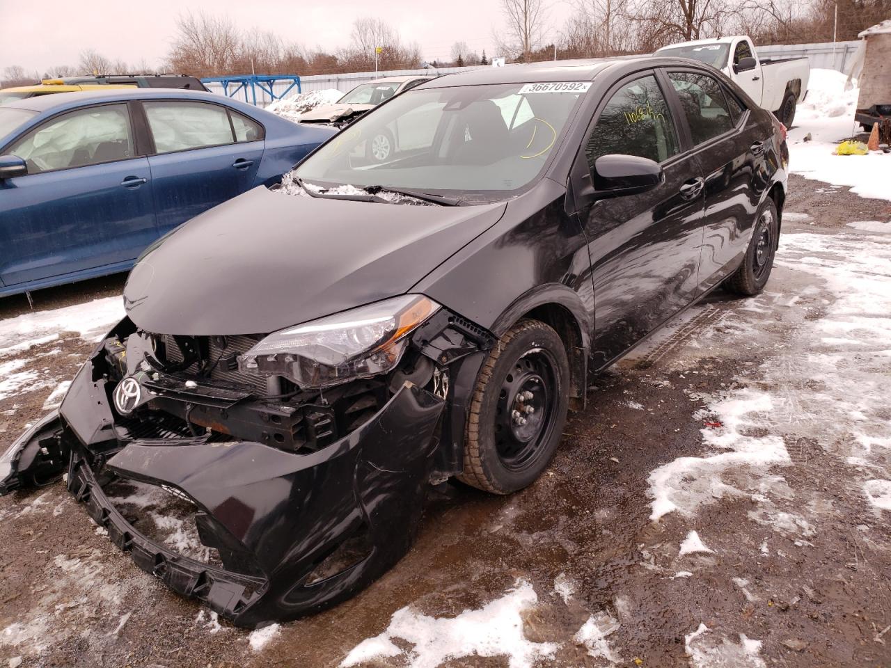 Photo 2 from auction – 2017 TOYOTA COROLLA L with VIN 2T1BURHE8HC842491