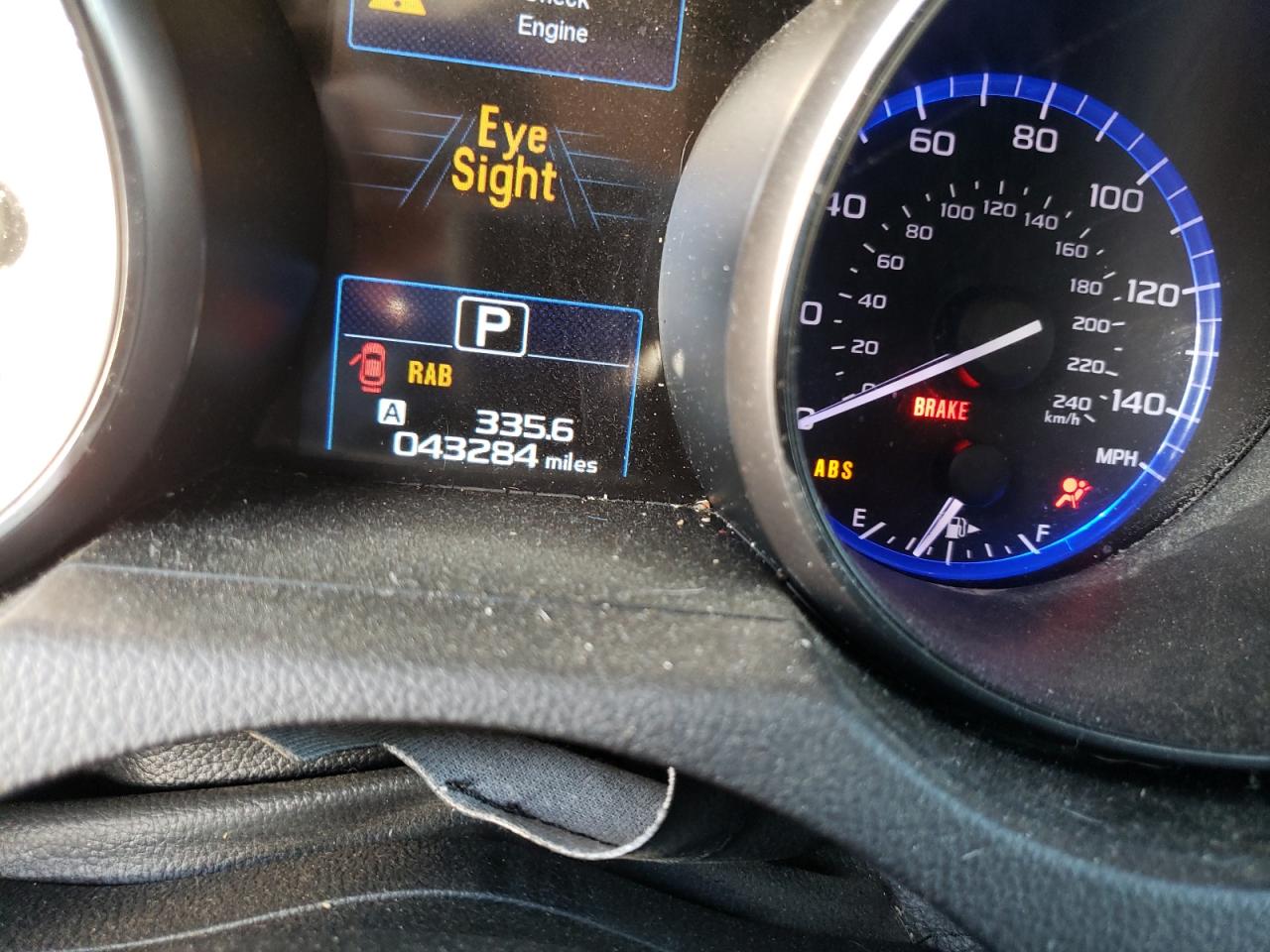 Photo 8 from auction – 2017 SUBARU OUTBACK TO with VIN 4S4BSATC1H3415350