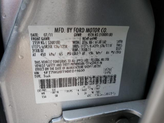 Photo 10 from auction – 2011 FORD F250 SUPER with VIN 1FT7W2BT9BED11030