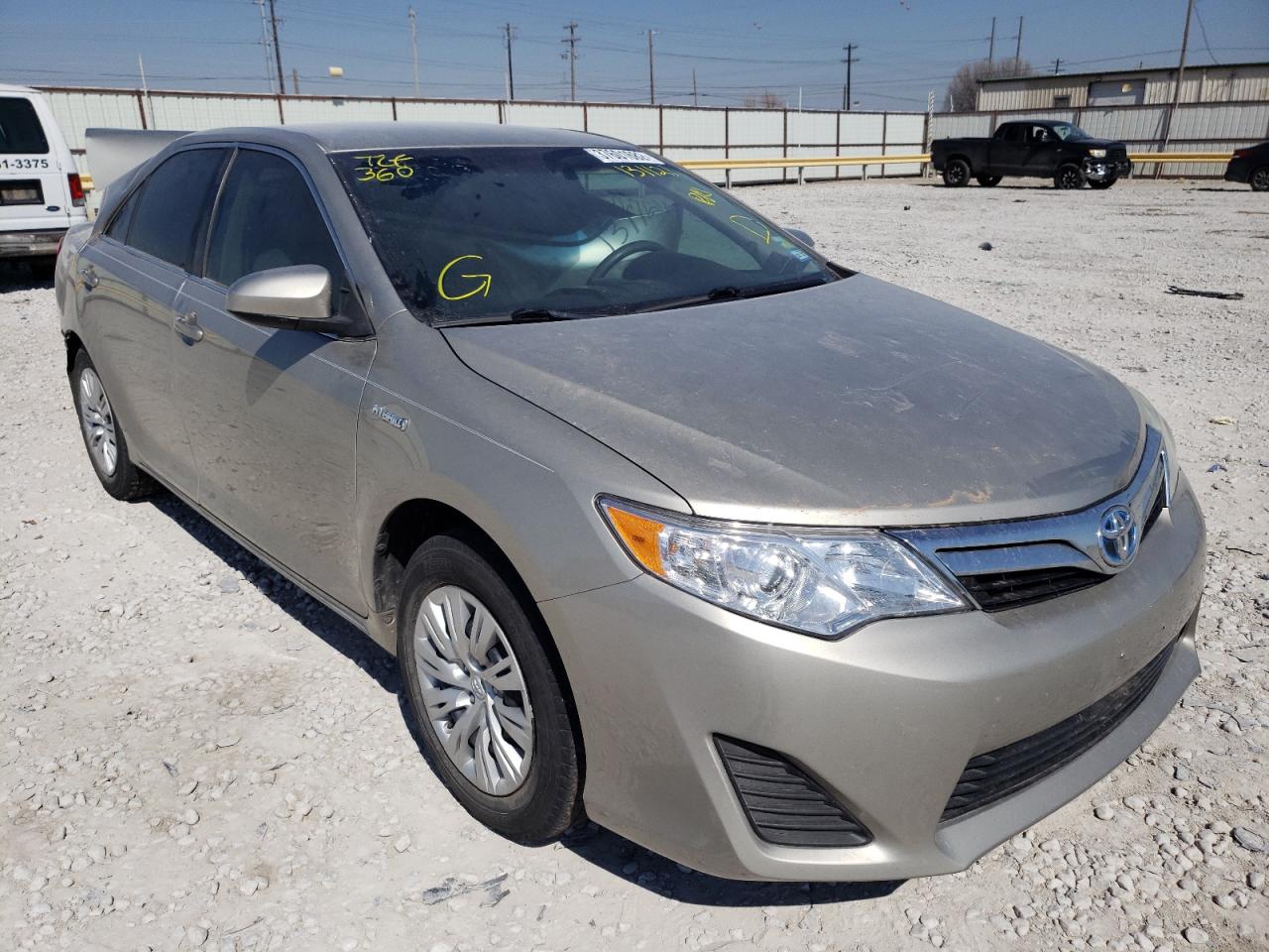 TOYOTA CAMRY HYBR 2014 with VIN 4T1BD1FK8EU131121 - Photo from auction