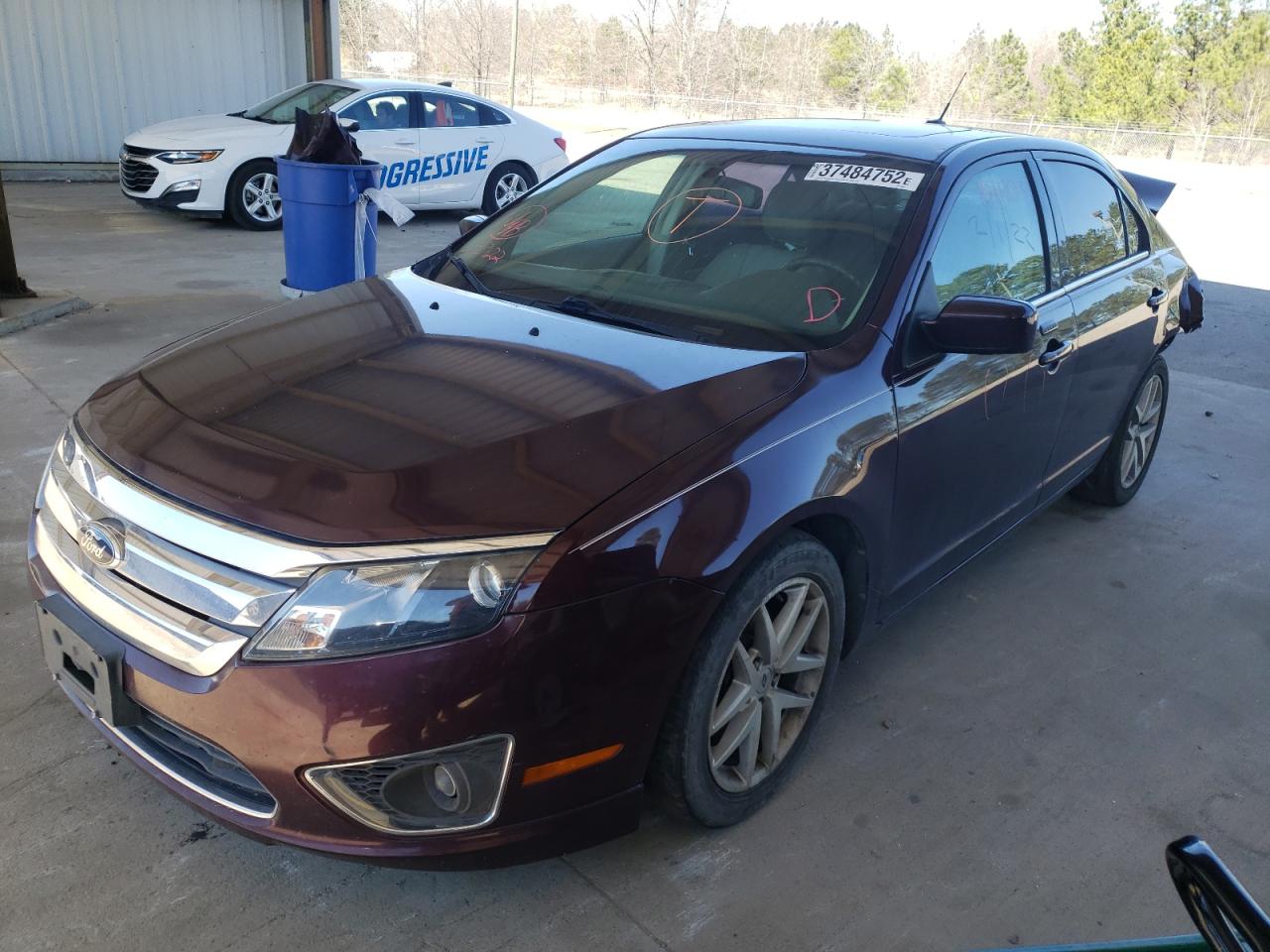 Photo 2 from auction – 2012 FORD FUSION SEL with VIN 3FAHP0JA6CR288641
