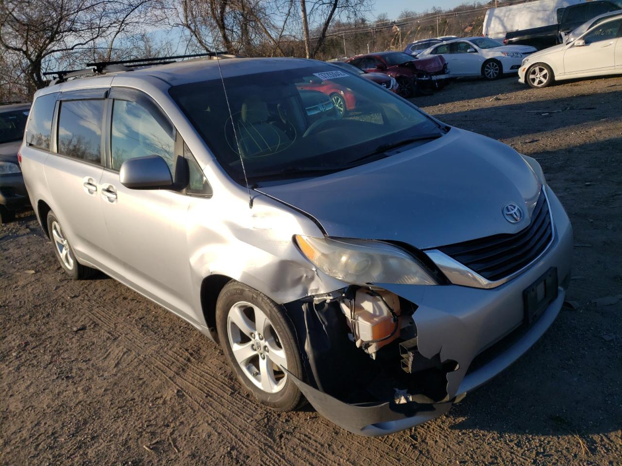 TOYOTA SIENNA LE 2012 with VIN 5TDKK3DC6CS229146 - Photo from auction