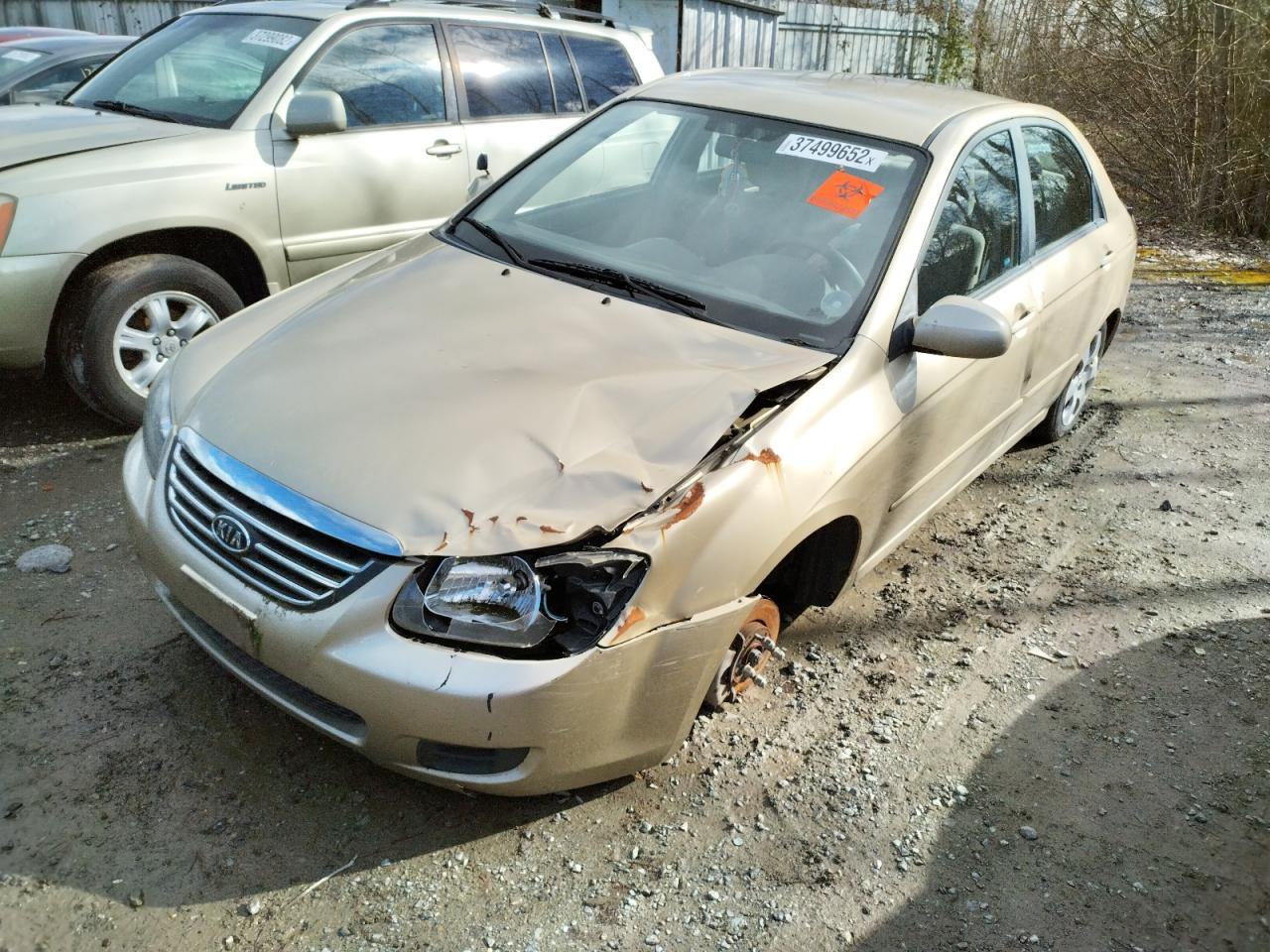 Photo 2 from auction – 2009 KIA SPECTRA EX with VIN KNAFE221495666692