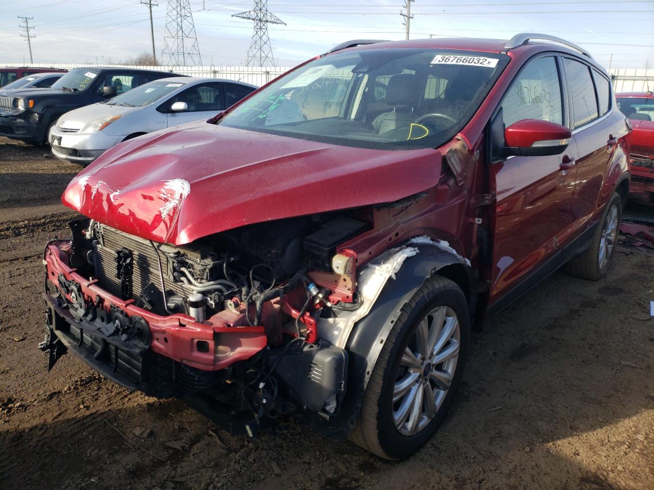 Photo 2 from auction – 2017 FORD ESCAPE TIT with VIN 1FMCU9J99HUC05898