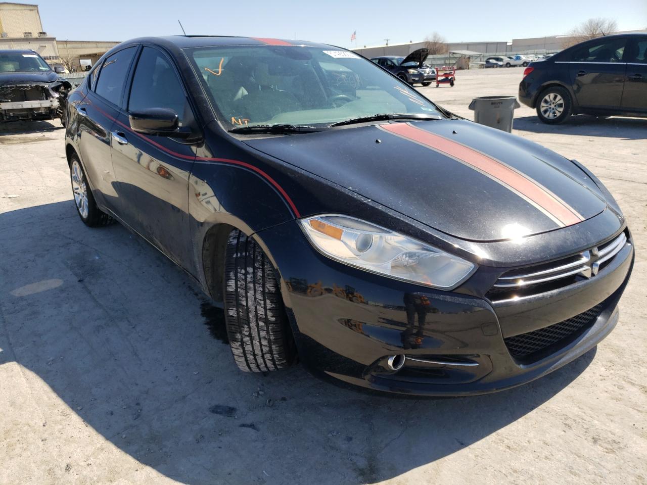 DODGE DART LIMIT 2013 with VIN 1C3CDFCA7DD135262 - Photo from auction