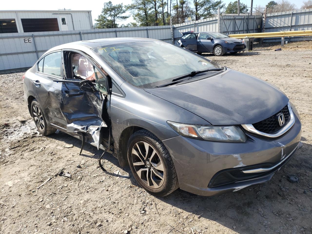 HONDA CIVIC EX 2013 with VIN 19XFB2F82DE038128 - Photo from auction