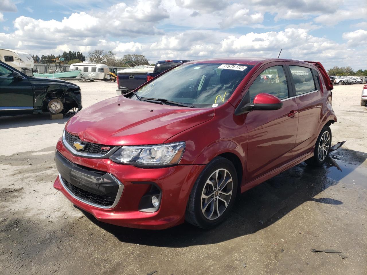 Photo 2 from auction – 2017 CHEVROLET SONIC LT with VIN 1G1JD6SH1H4153904