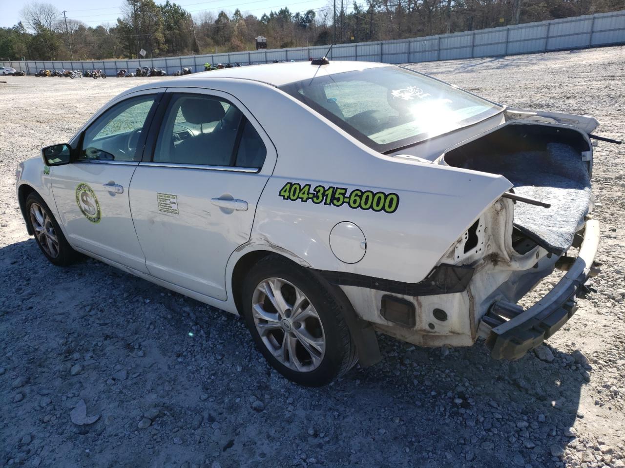 Photo 3 from auction – 2012 FORD FUSION SE with VIN 3FAHP0HA5CR219655