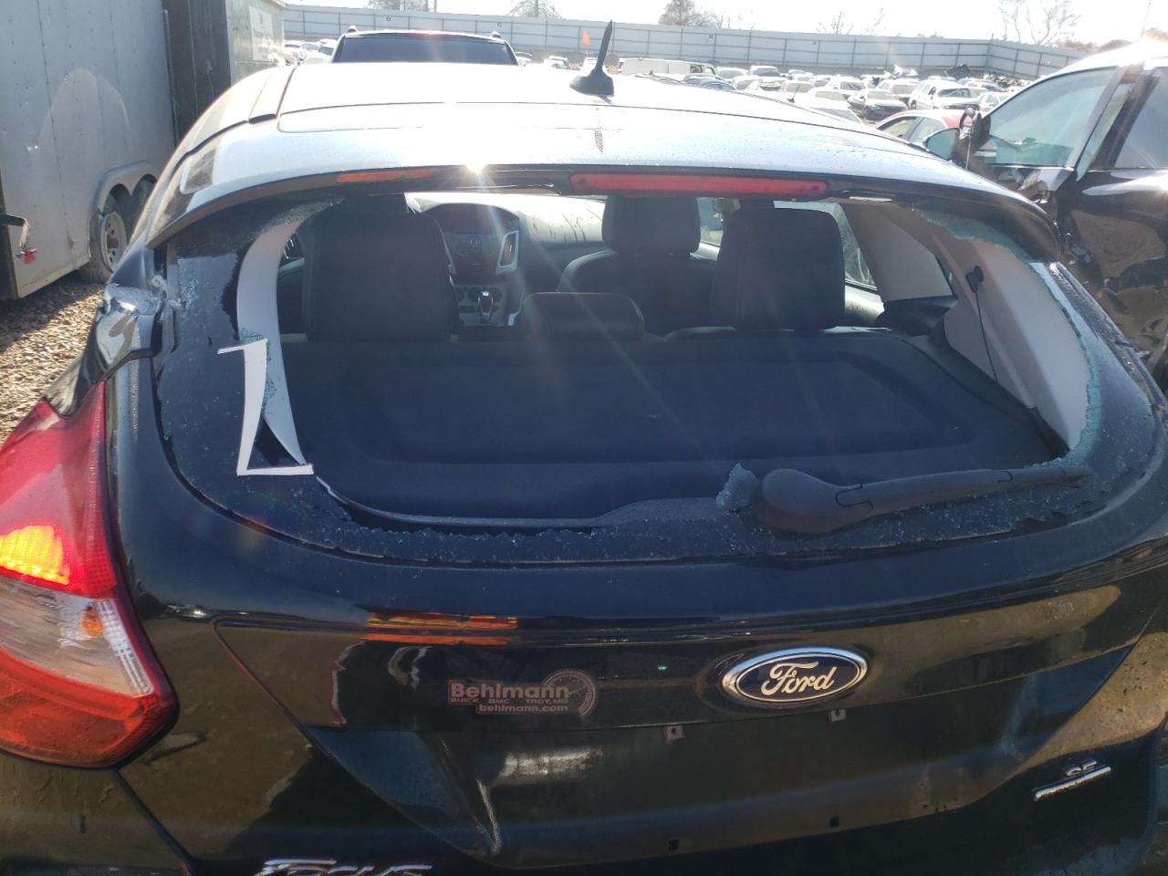 Photo 9 from auction – 2014 FORD FOCUS SE with VIN 1FADP3K22EL450595