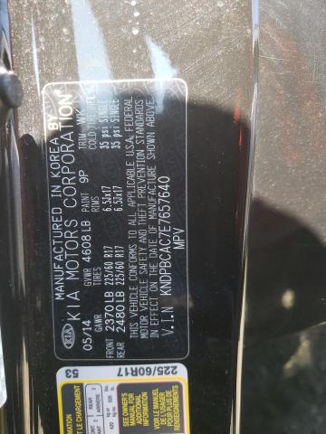 Photo 10 from auction – 2014 KIA SPORTAGE L with VIN KNDPBCAC7E7657640