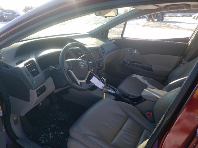 Photo 5 from auction – 2012 HONDA CIVIC EXL with VIN 2HGFB2F97CH033097