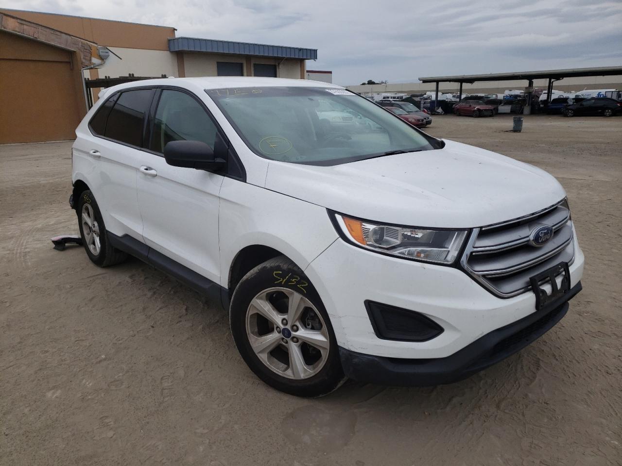 FORD EDGE SE 2015 with VIN 2FMTK3G9XFBC35148 - Photo from auction