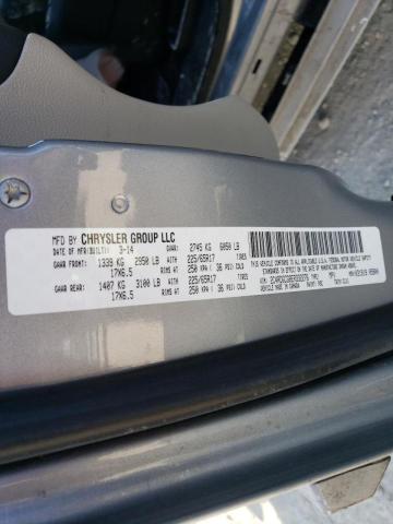 Photo 10 from auction – 2014 DODGE CARAVAN SX with VIN 2C4RDGCG8ER332276