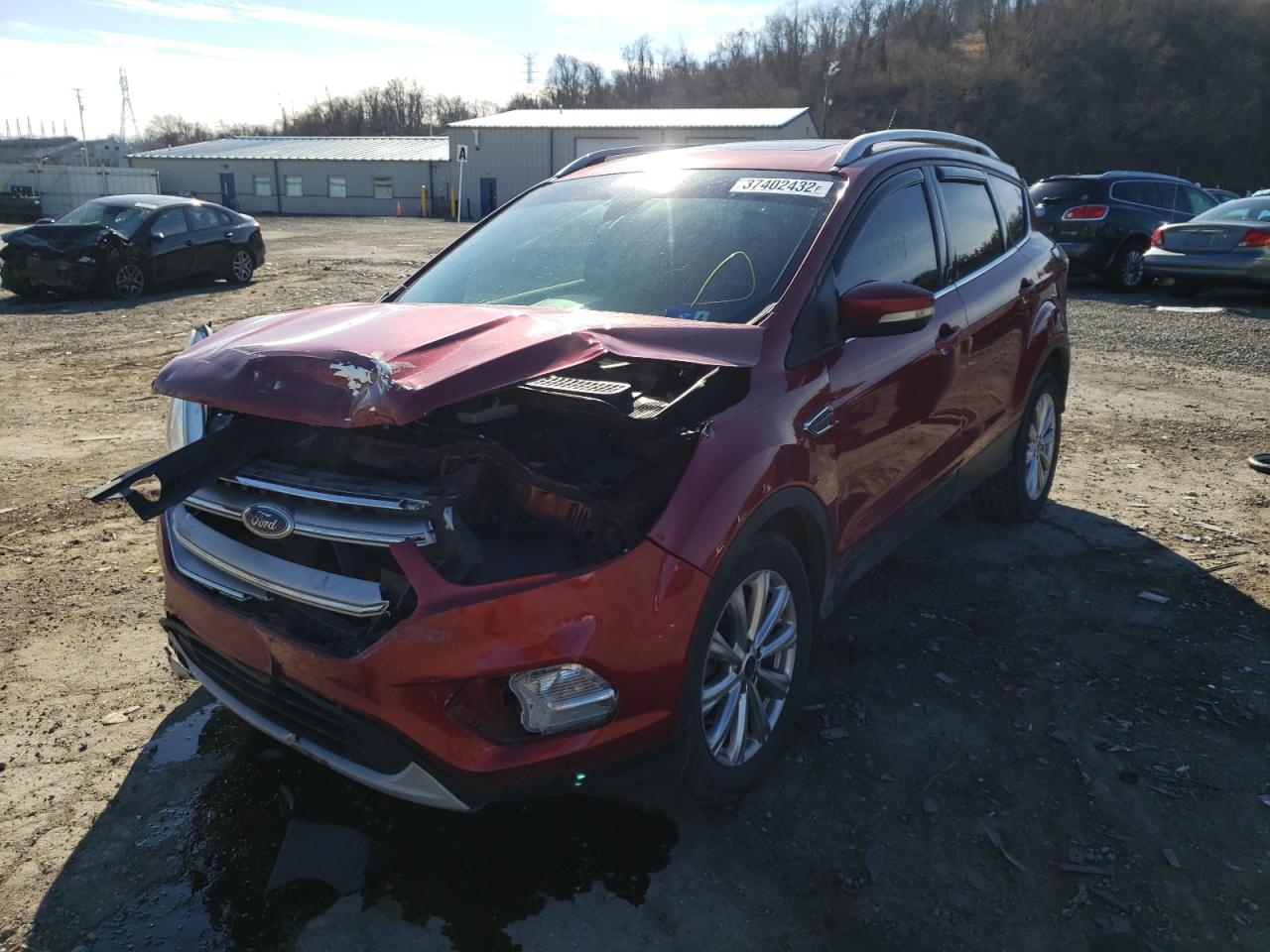 Photo 2 from auction – 2017 FORD ESCAPE TIT with VIN 1FMCU9J99HUB76628