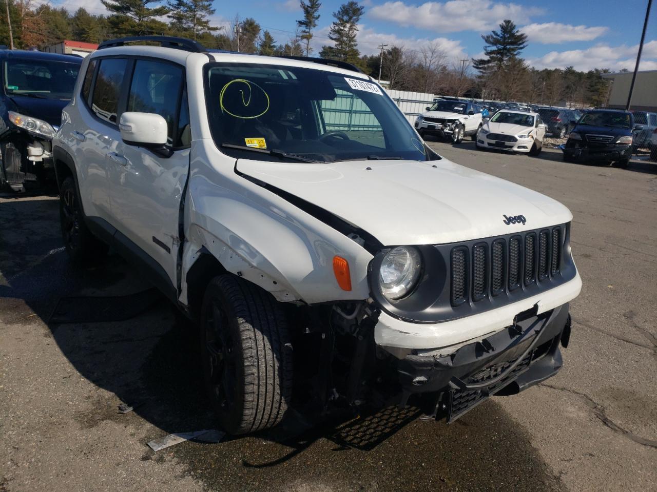 Photo 1 from auction – 2017 JEEP RENEGADE L with VIN ZACCJBBB3HPE87334