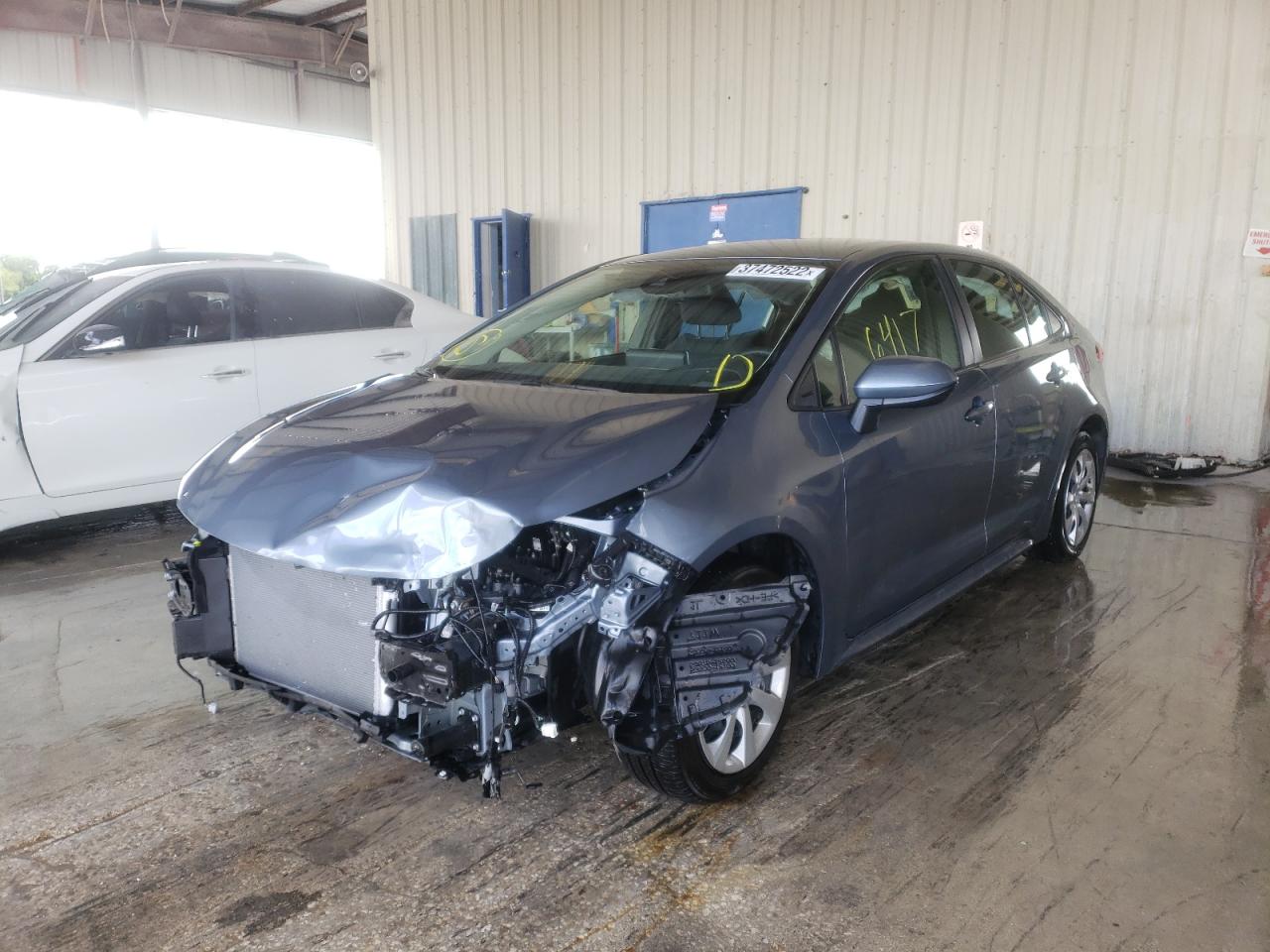 Photo 2 from auction – 2021 TOYOTA COROLLA LE with VIN JTDEPMAE7MJ152859