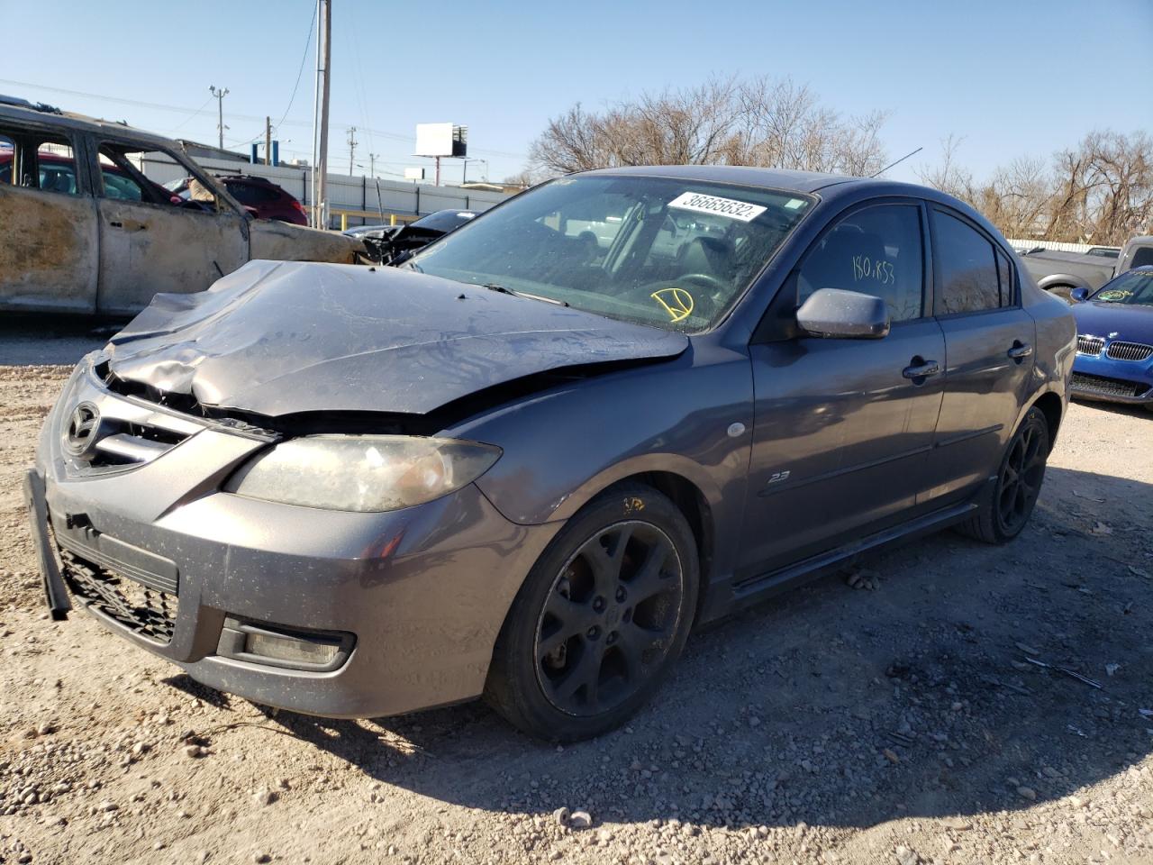 Photo 2 from auction – 2008 MAZDA 3 S with VIN JM1BK323281864176