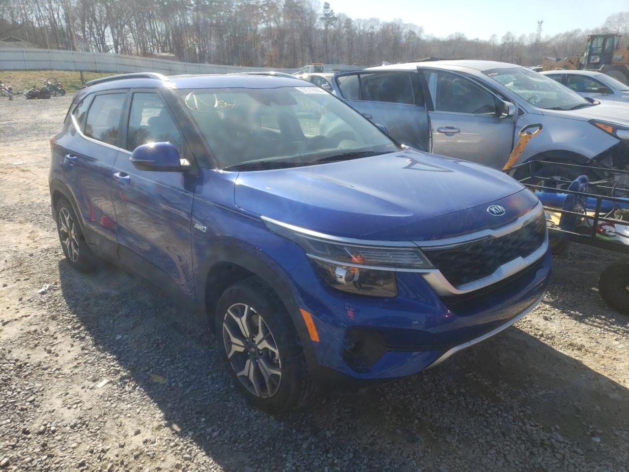 KIA SELTOS EX 2021 with VIN KNDERCAA4M7147276 - Photo from auction