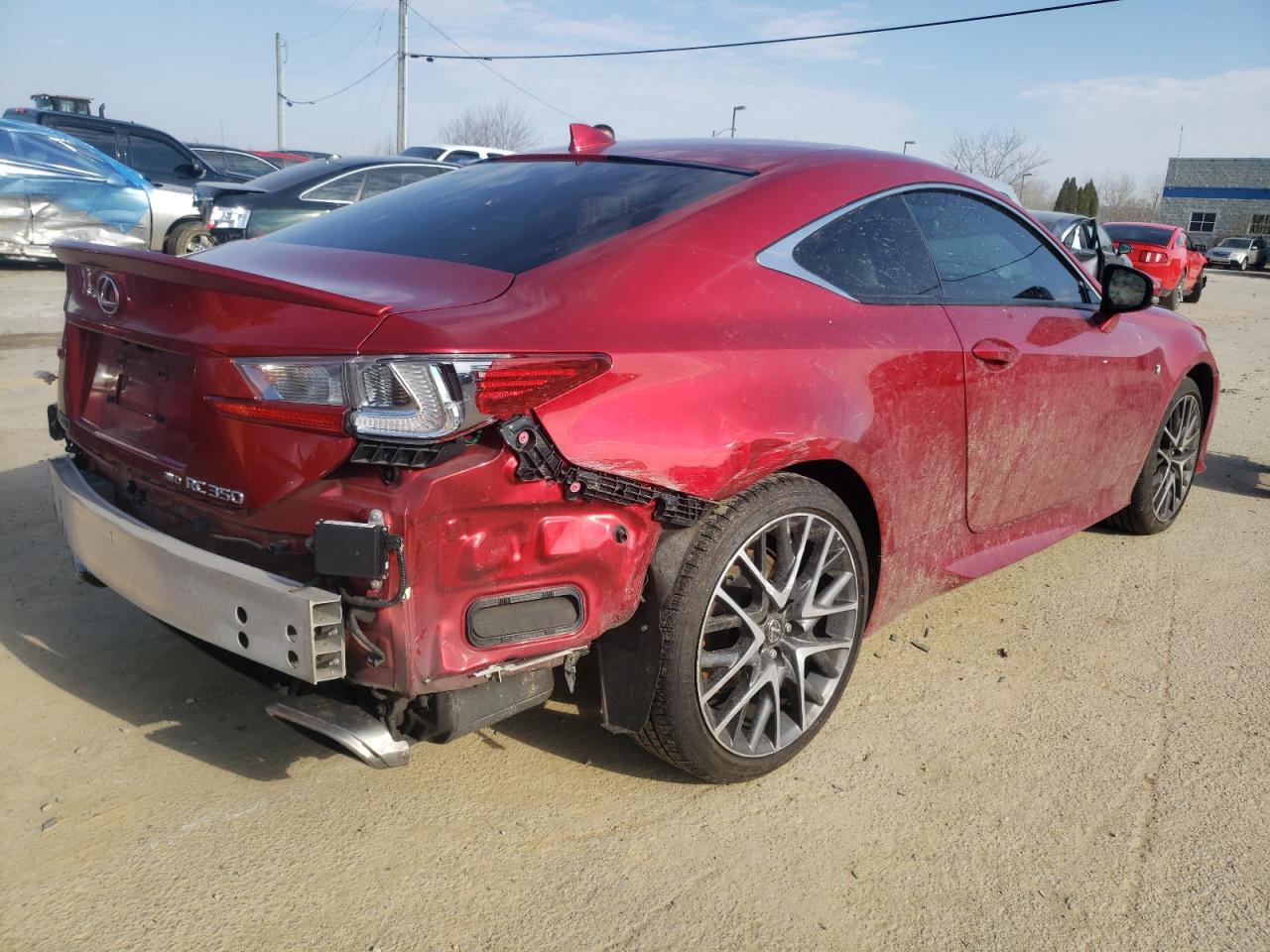 Photo 4 from auction – 2016 LEXUS RC 350 with VIN JTHSE5BC0G5006438