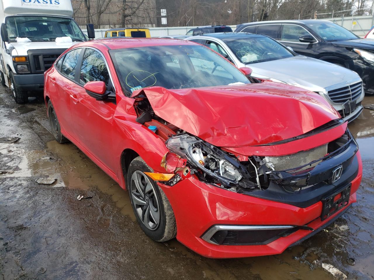 Photo 1 from auction – 2019 HONDA CIVIC LX with VIN 2HGFC2F68KH577965