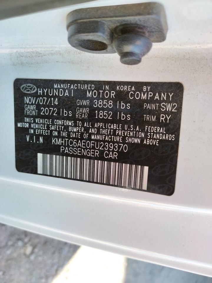 Photo 10 from auction – 2015 HYUNDAI VELOSTER T with VIN KMHTC6AE0FU239370