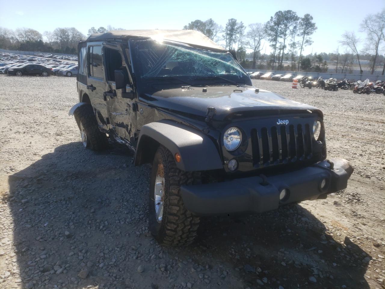 JEEP WRANGLER U 2016 with VIN 1C4BJWDG2GL338007 - Photo from auction