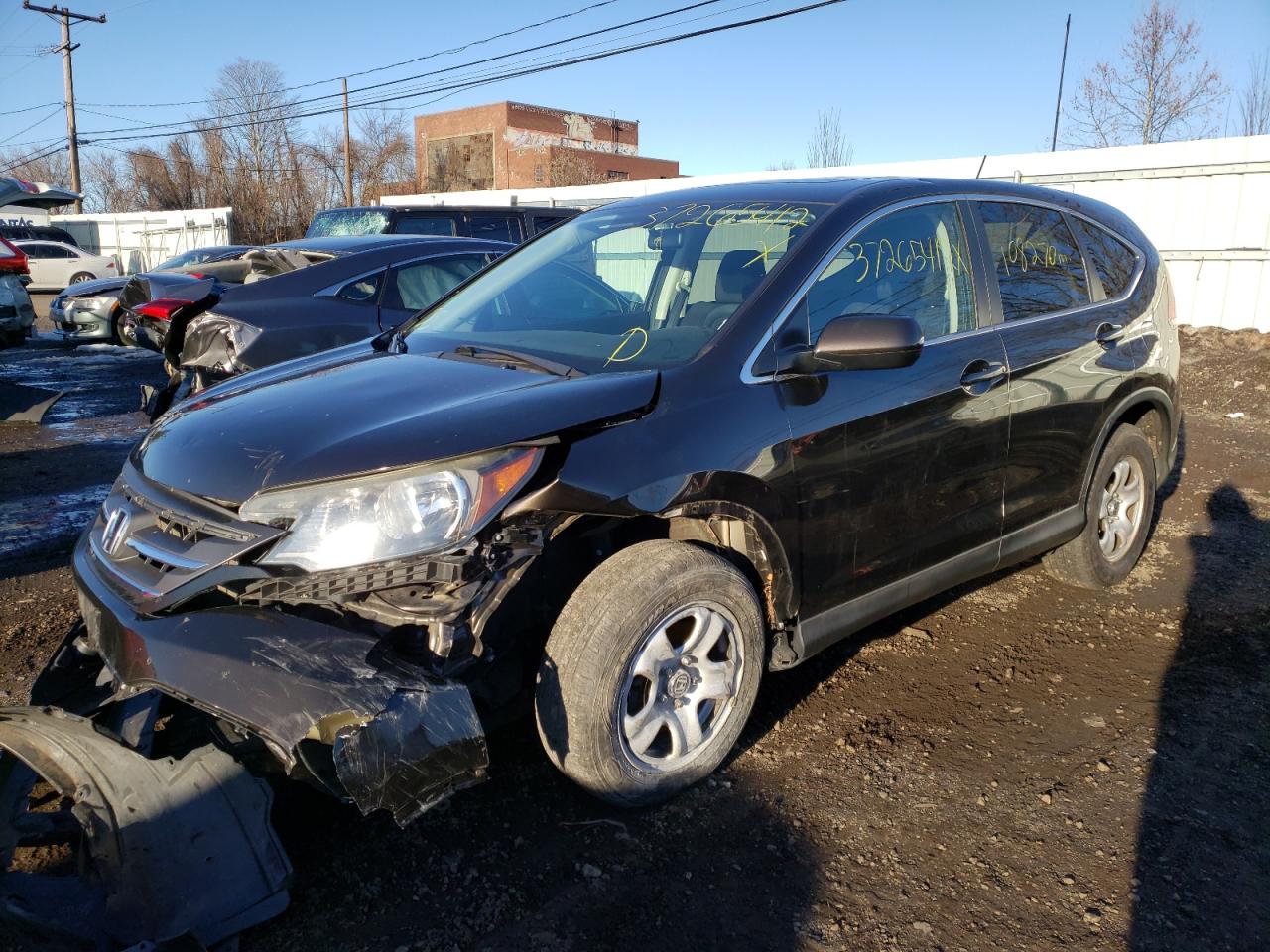 Photo 2 from auction – 2014 HONDA CR-V EX with VIN 5J6RM4H56EL013273