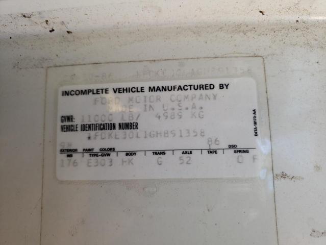 Photo 10 from auction – 1987 FORD FORD with VIN 1FDKE30L1GHB91358