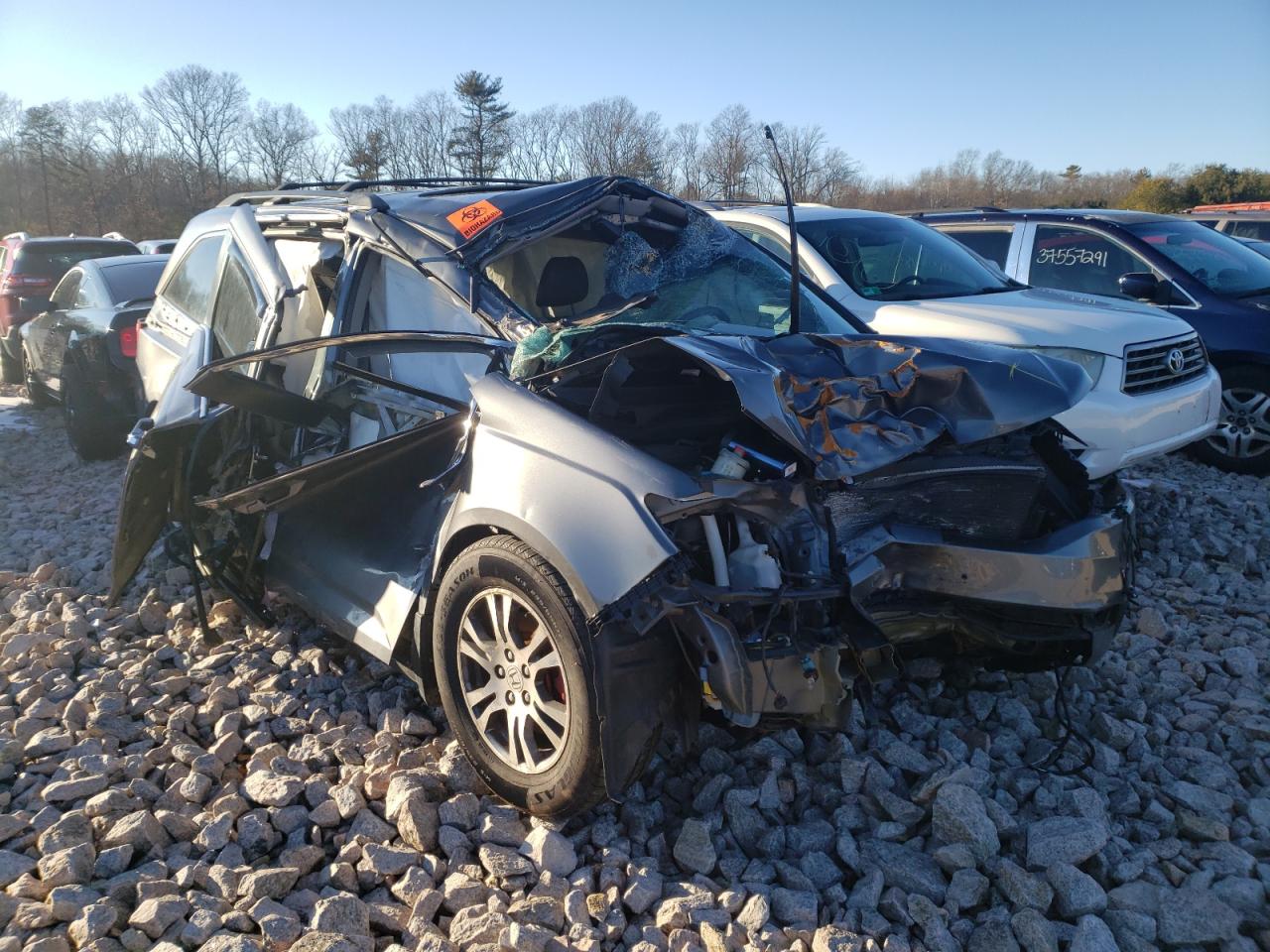 HONDA ODYSSEY EX 2012 with VIN 5FNRL5H65CB007679 - Photo from auction