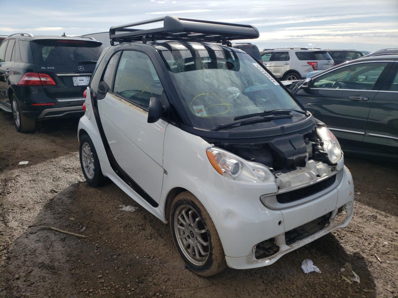 SMART FORTWO PUR 2013 with VIN WMEEJ3BA1DK654351 - Photo from auction