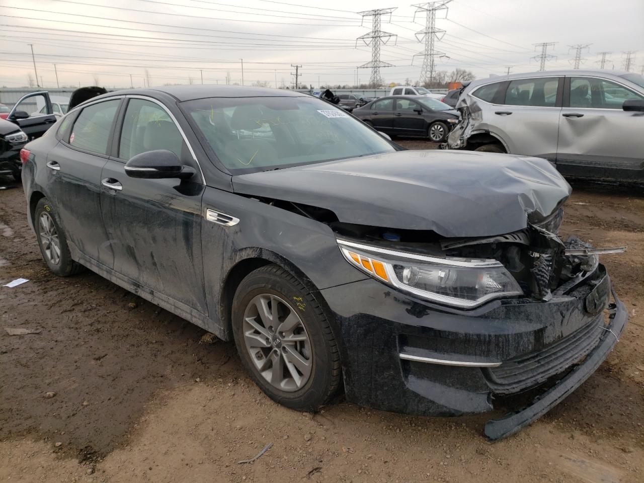 KIA OPTIMA LX 2016 with VIN 5XXGT4L14GG077643 - Photo from auction