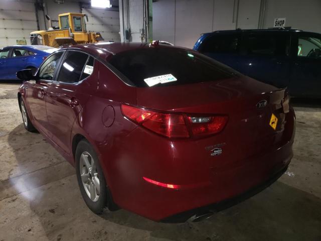 Photo 3 from auction – 2014 KIA OPTIMA LX with VIN KNAGM4A77E5468417