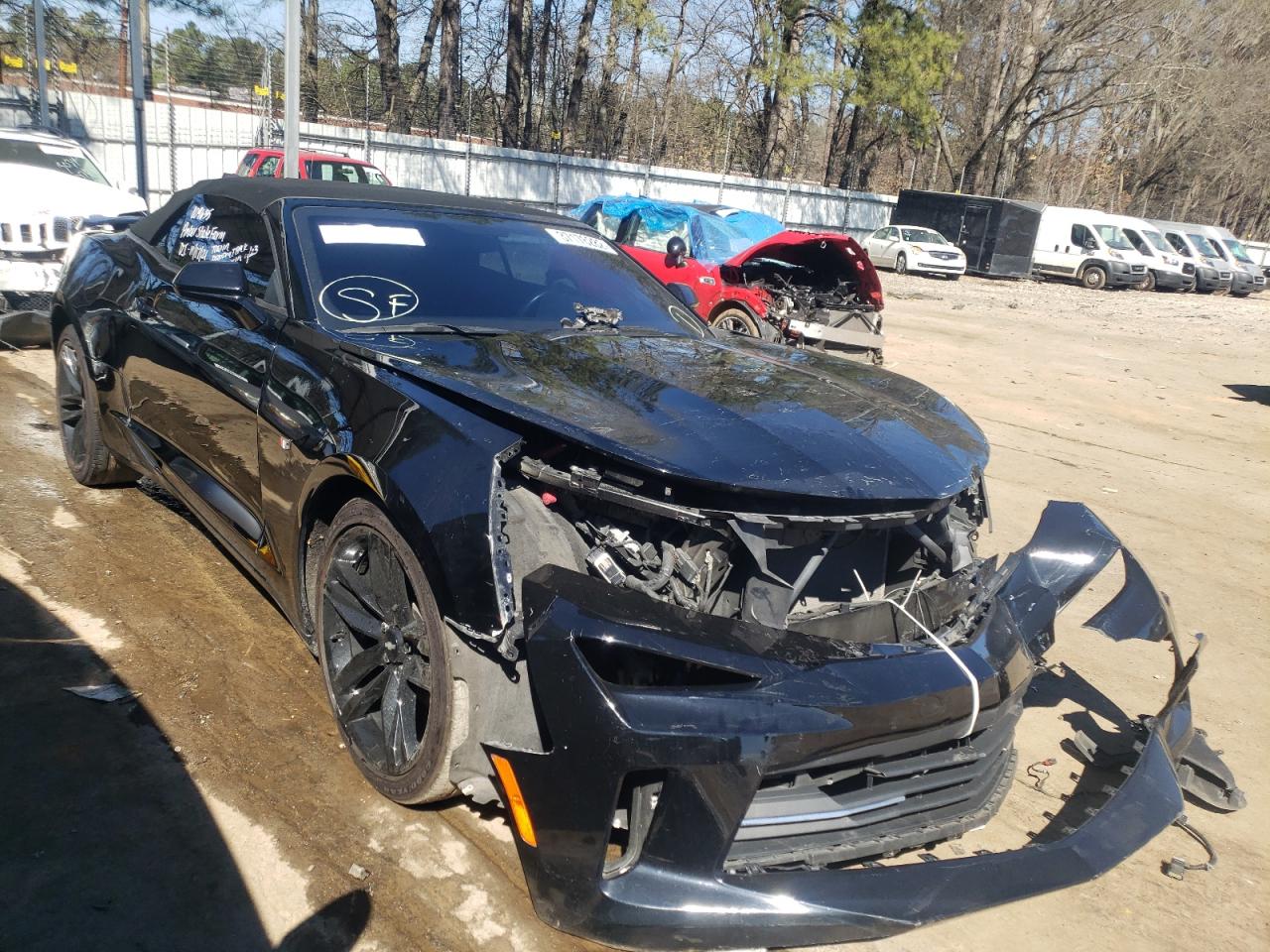 CHEVROLET CAMARO LT 2017 with VIN 1G1FB3DSXH0196972 - Photo from auction