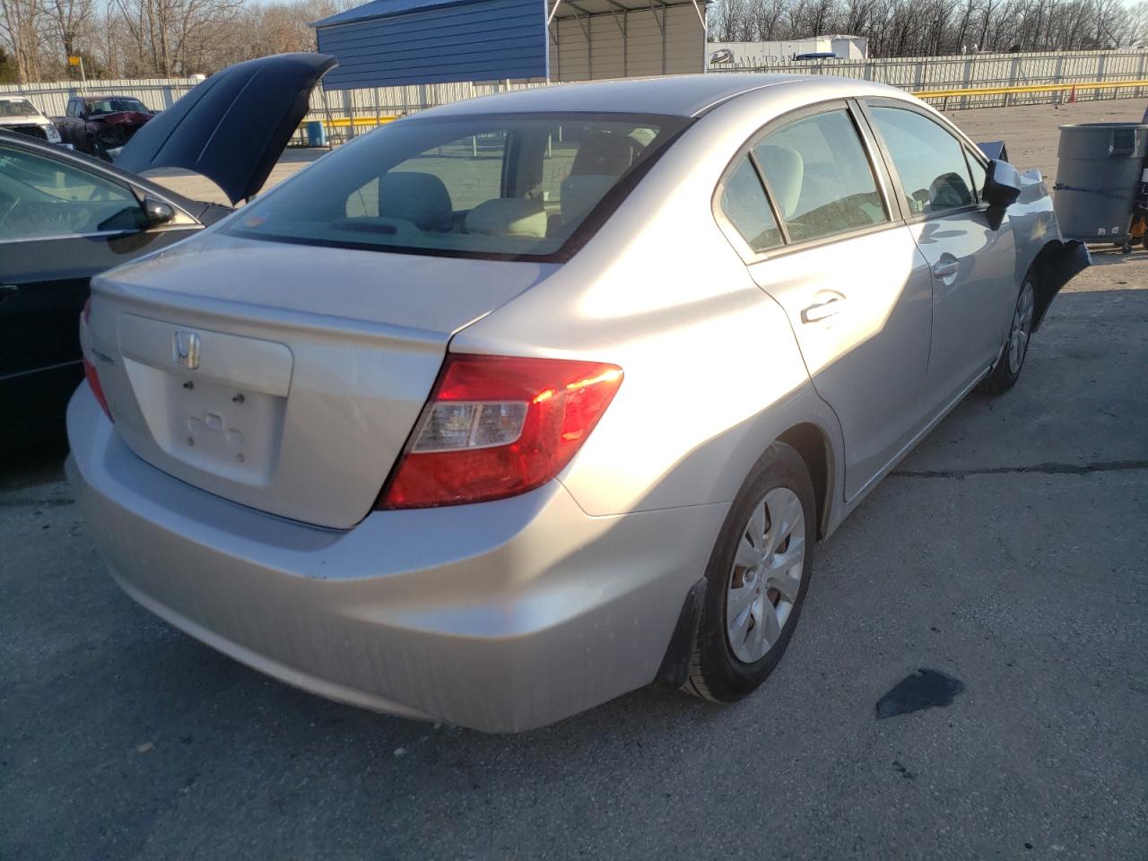Photo 4 from auction – 2012 HONDA CIVIC LX with VIN 19XFB2F57CE061201