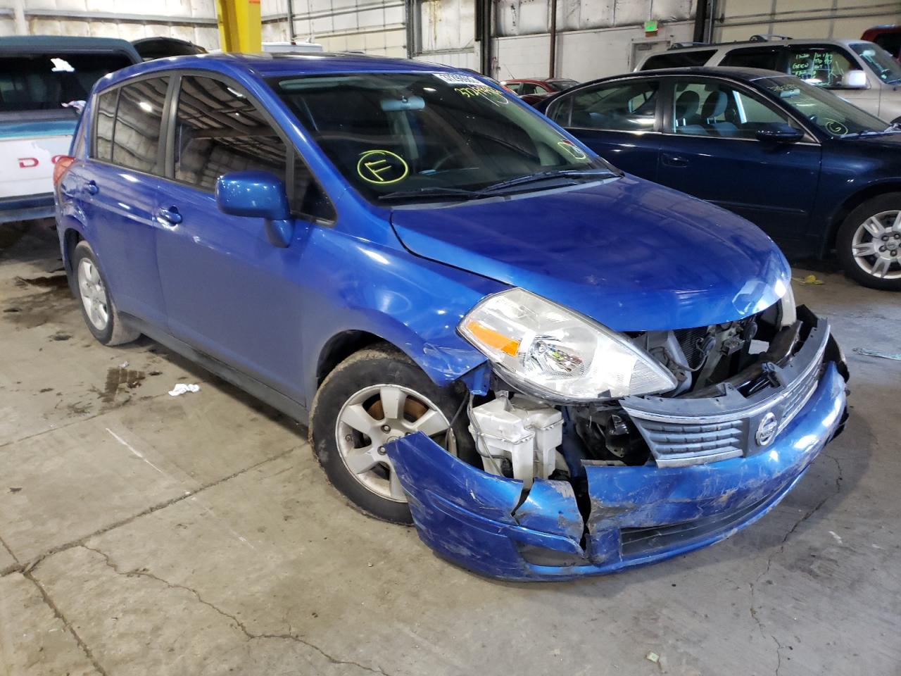 NISSAN VERSA S 2007 with VIN 3N1BC13E97L384860 - Photo from auction
