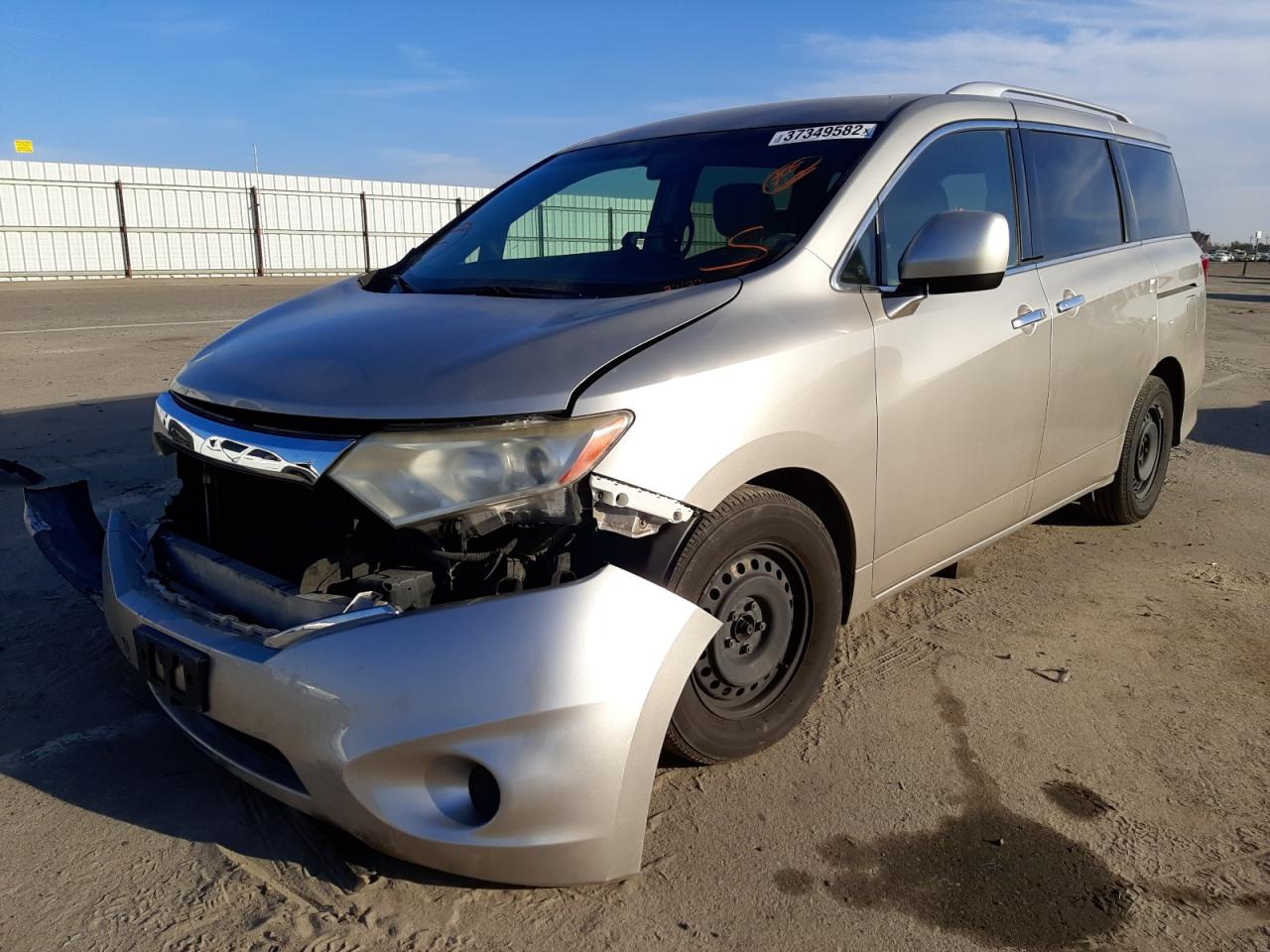 Photo 2 from auction – 2012 NISSAN QUEST S with VIN JN8AE2KP5C9037061