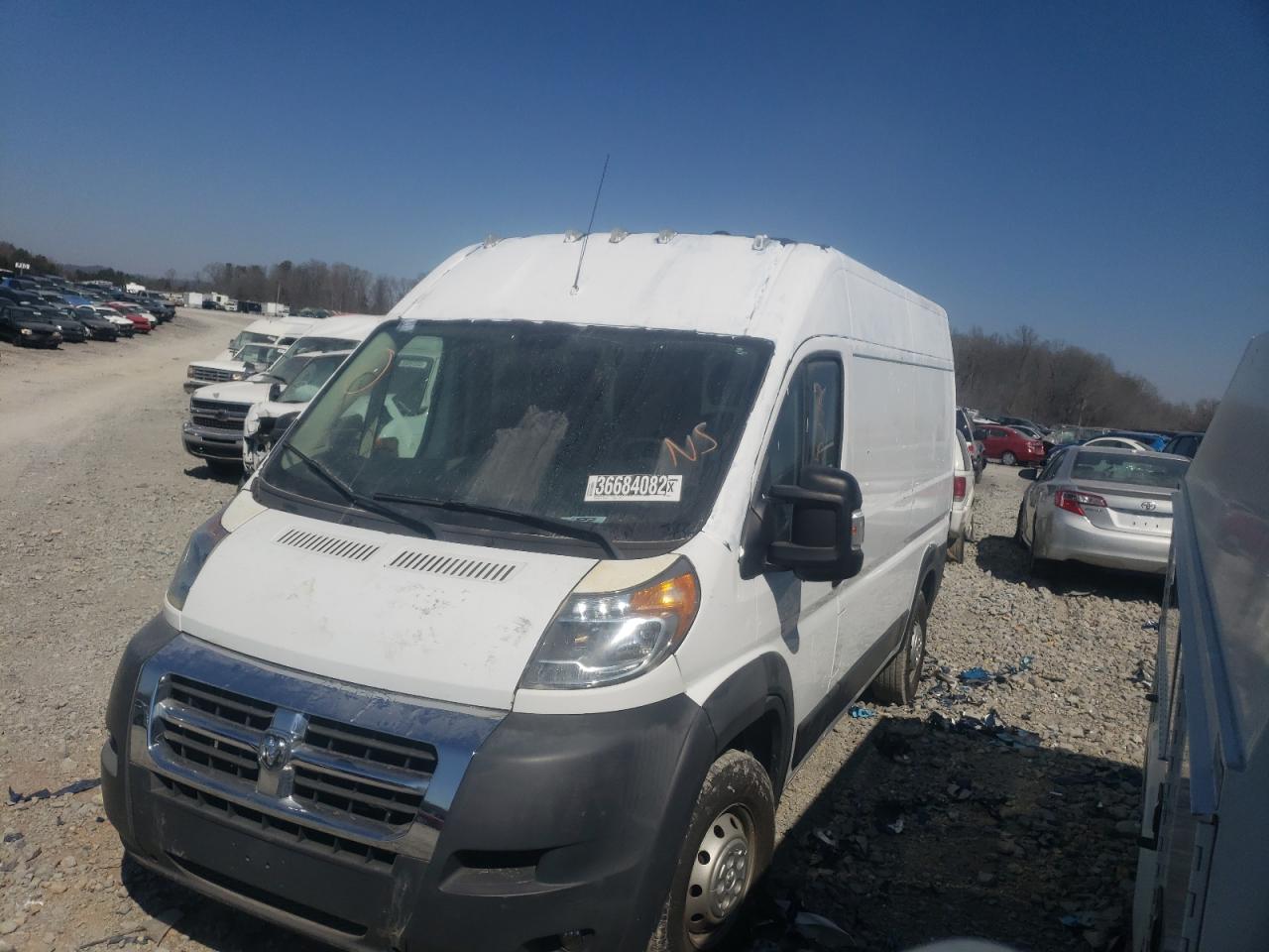 Photo 2 from auction – 2016 RAM PROMASTER with VIN 3C6TRVCGXGE108417