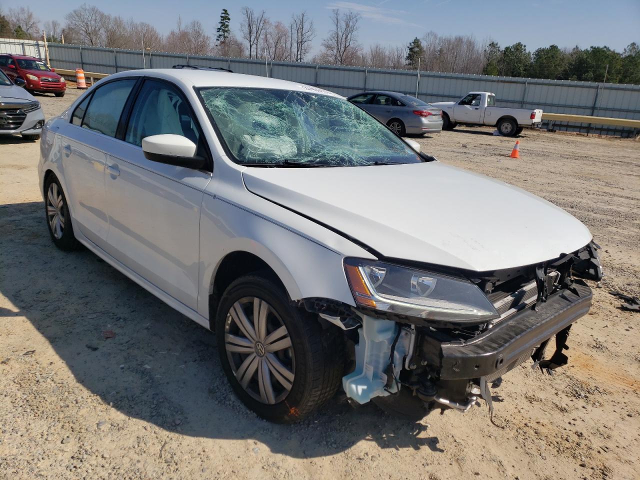 VOLKSWAGEN JETTA S 2017 with VIN 3VW2B7AJ2HM348844 - Photo from auction