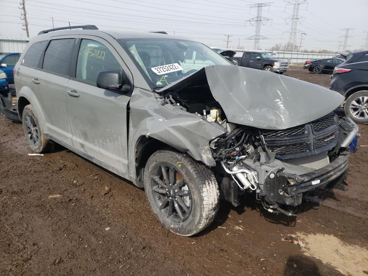 DODGE JOURNEY SE 2020 with VIN 3C4PDCAB8LT266054 - Photo from auction